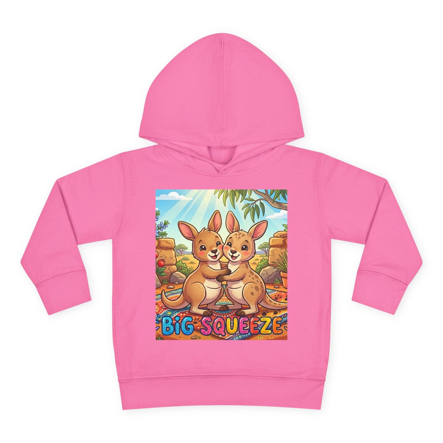 Big Squeeze Kangaroo Toddler Pullover Fleece Hoodie