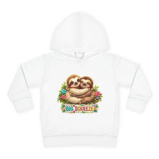 Big Squeeze Sloth Toddler Pullover Fleece Hoodie