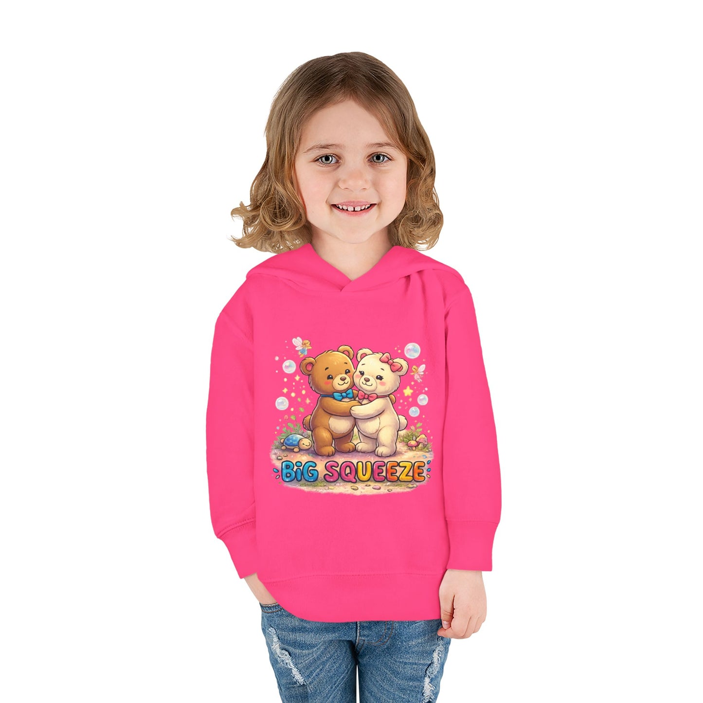 Big Squeeze Teddy Toddler Pullover Fleece Hoodie