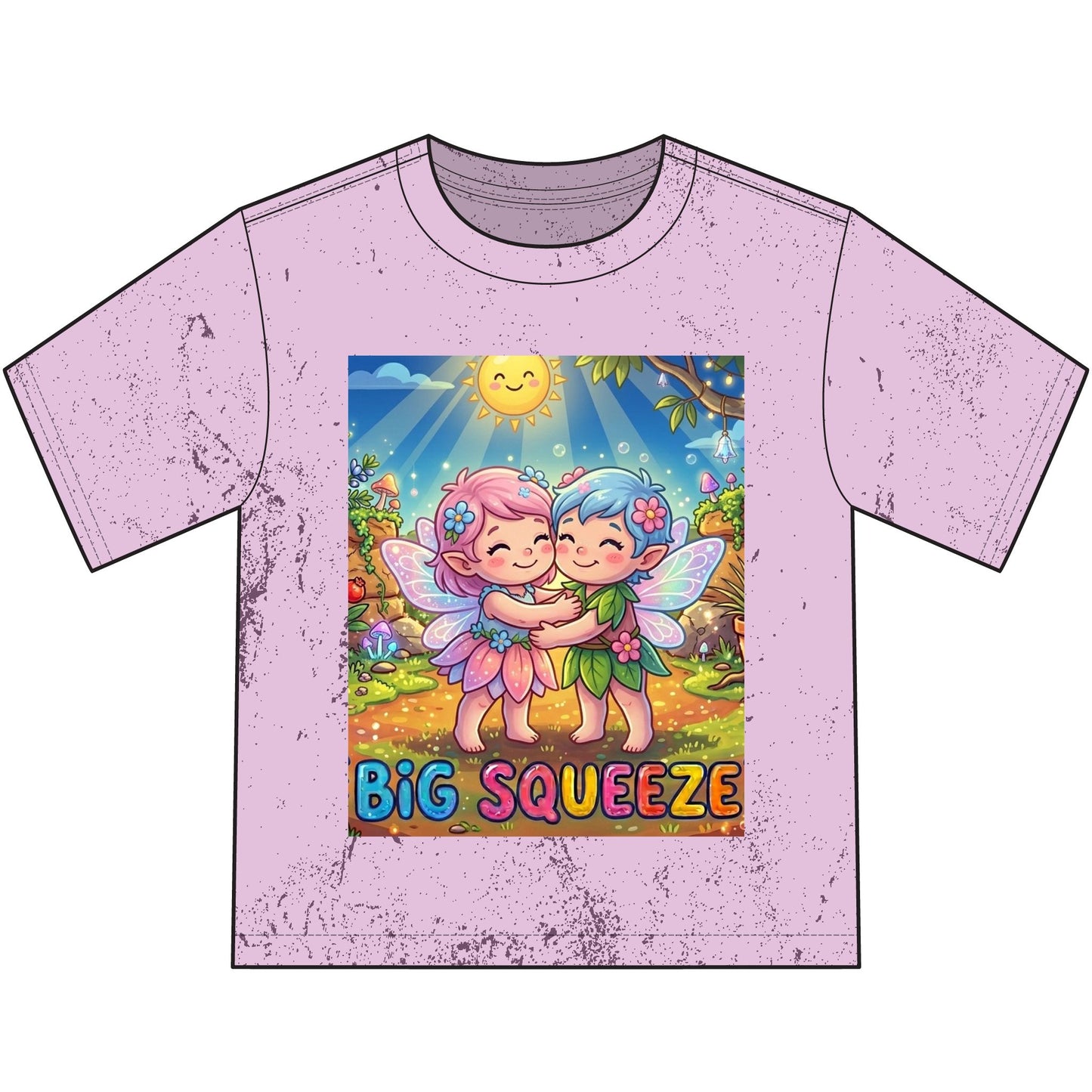 Big Squeeze Fairy Heavyweight Color Blast Youth T-Shirt
