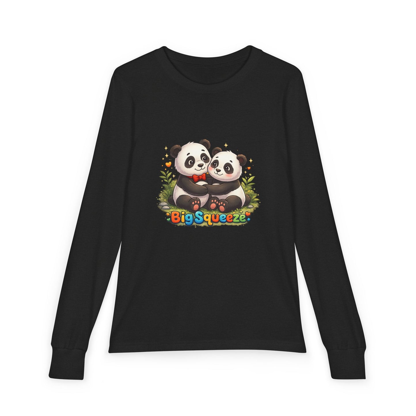Big Squeeze Panda Youth Jersey Long Sleeve Tee