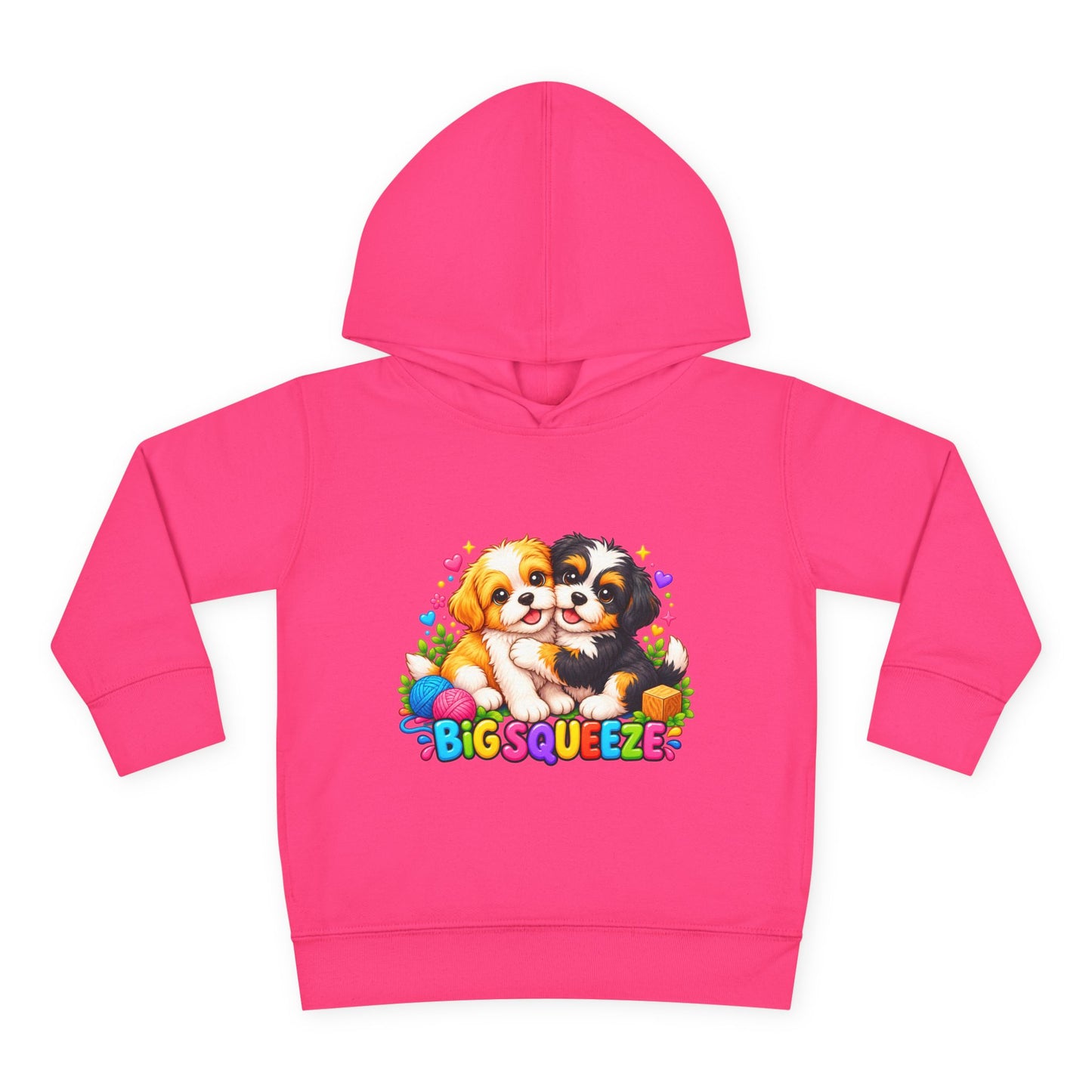 Big Squeeze Shih Tzu Toddler Pullover Fleece Hoodie