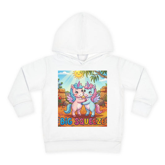 Big Squeeze Unicorn Toddler Pullover Fleece Hoodie