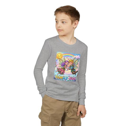 Family Hug Fairy Youth Jersey Long Sleeve Tee