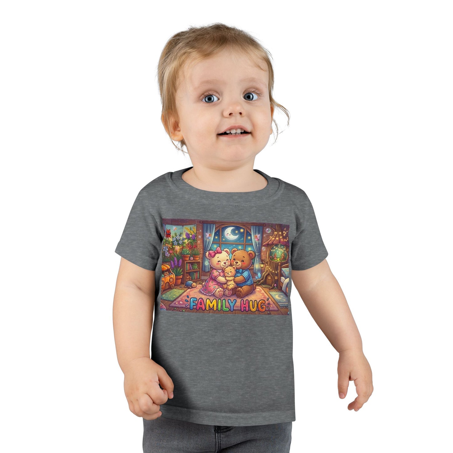 Family Hug Teddy Toddler T-shirt