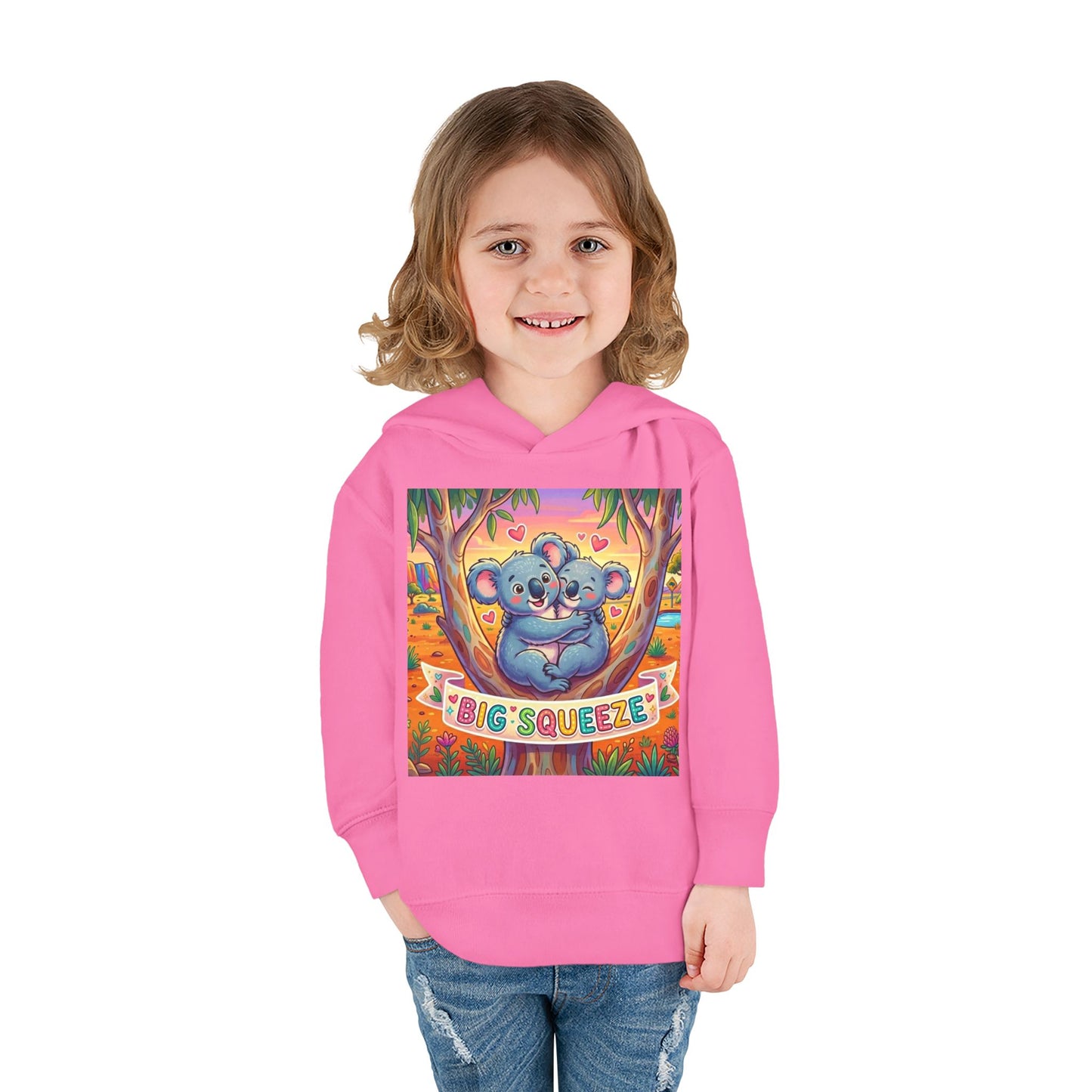 Big Squeeze Koala Toddler Pullover Fleece Hoodie