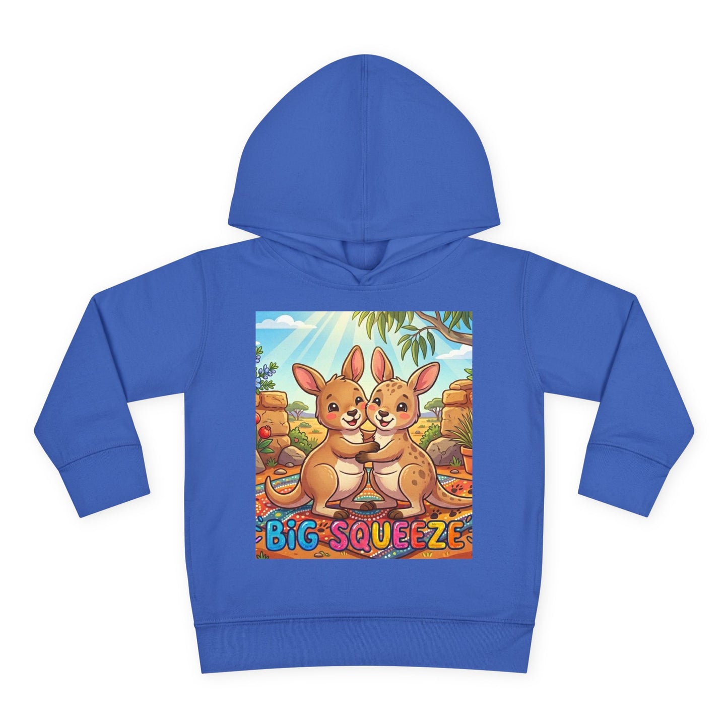 Big Squeeze Kangaroo Toddler Pullover Fleece Hoodie