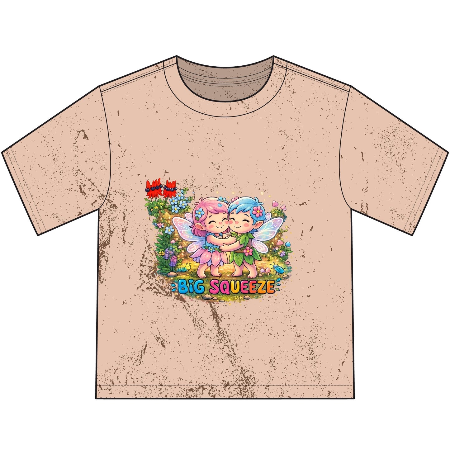 Big Squeeze Fairy Heavyweight Color Blast Youth T-Shirt