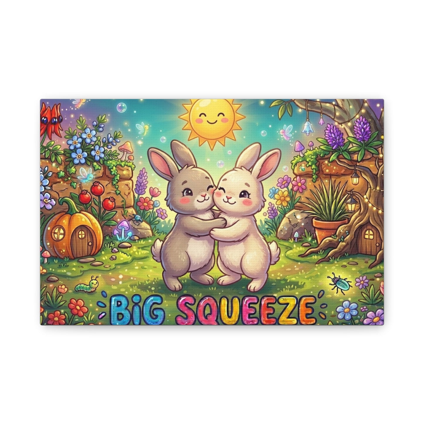 Big Squeeze Bunny Classic Canvas