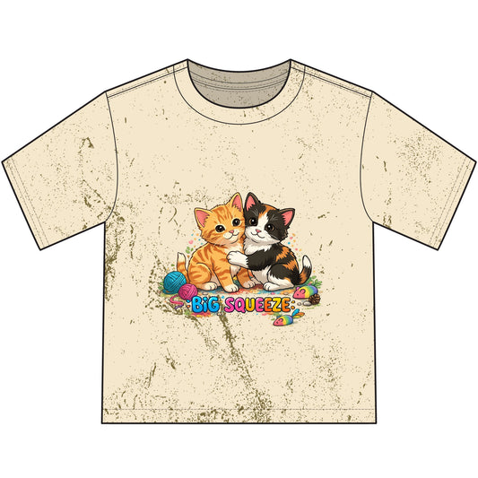 Big Squeeze Kitten Heavyweight Color Blast Youth T-Shirt