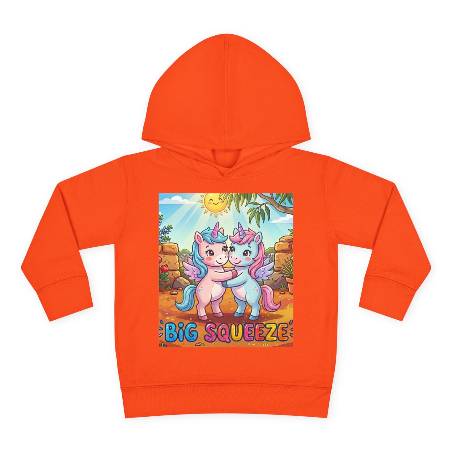 Big Squeeze Unicorn Toddler Pullover Fleece Hoodie