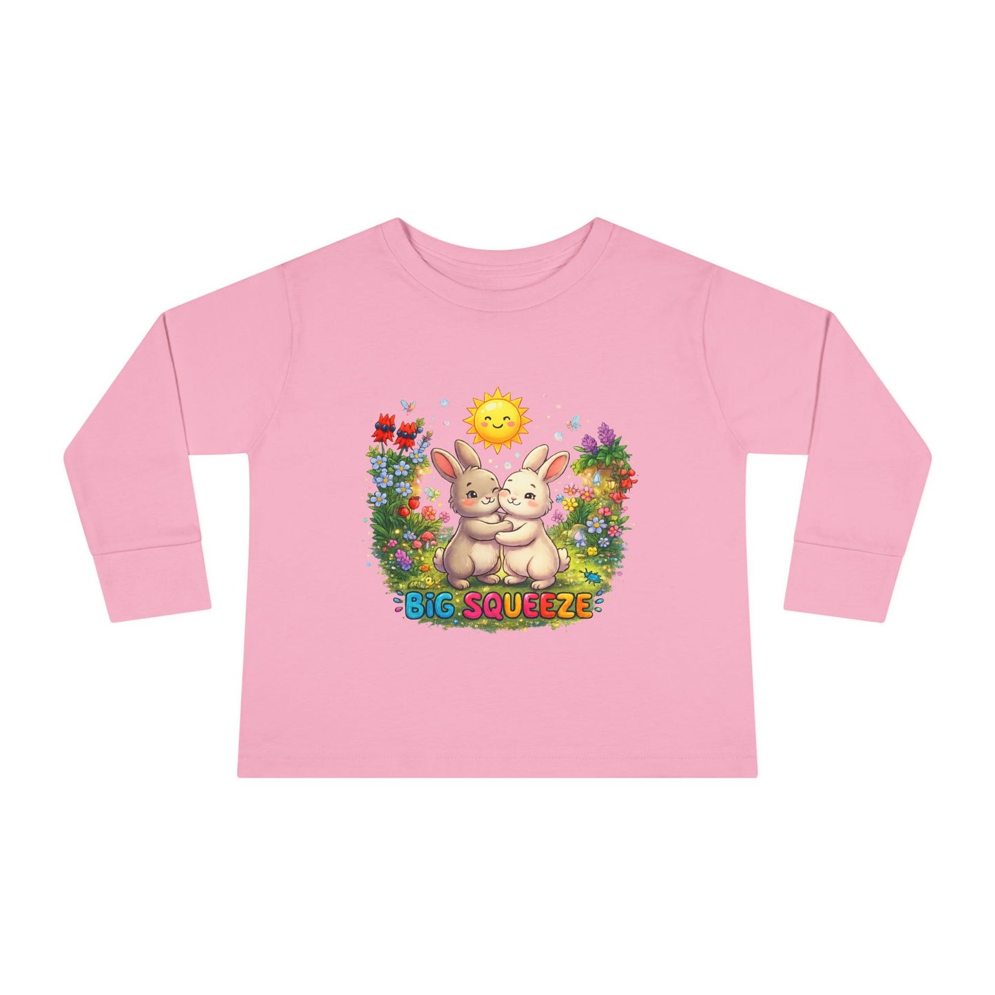 Big Squeeze Bunny Toddler Long Sleeve Tee