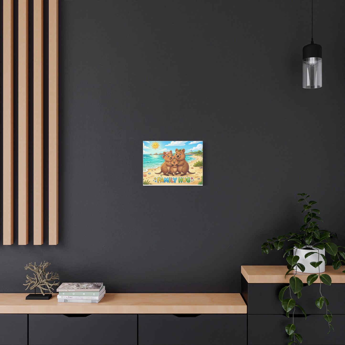 Family Hug Quokka Classic Canvas