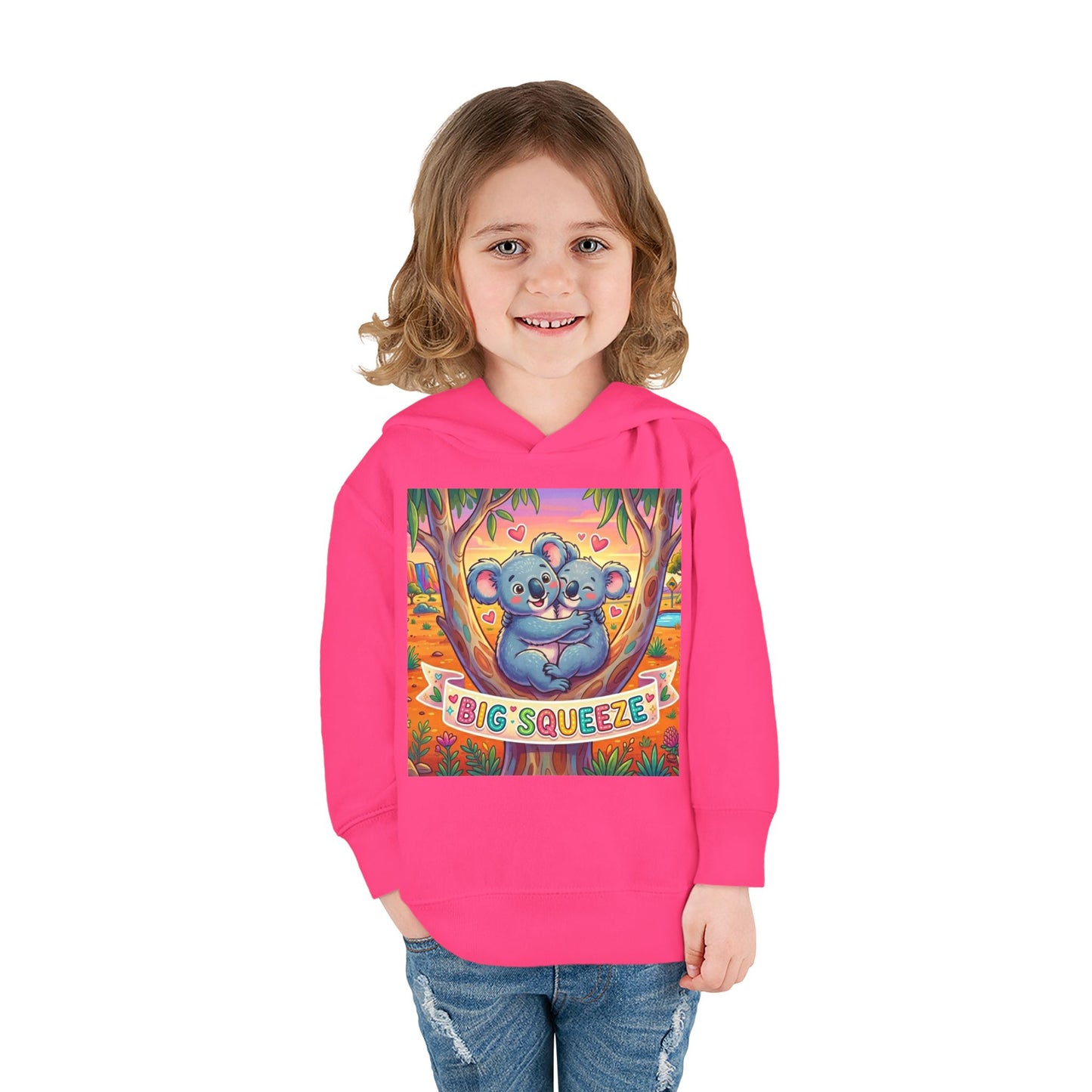 Big Squeeze Koala Toddler Pullover Fleece Hoodie