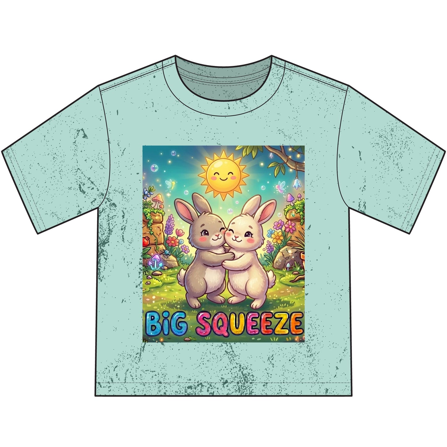 Big Squeeze Bunny Heavyweight Color Blast Youth T-Shirt