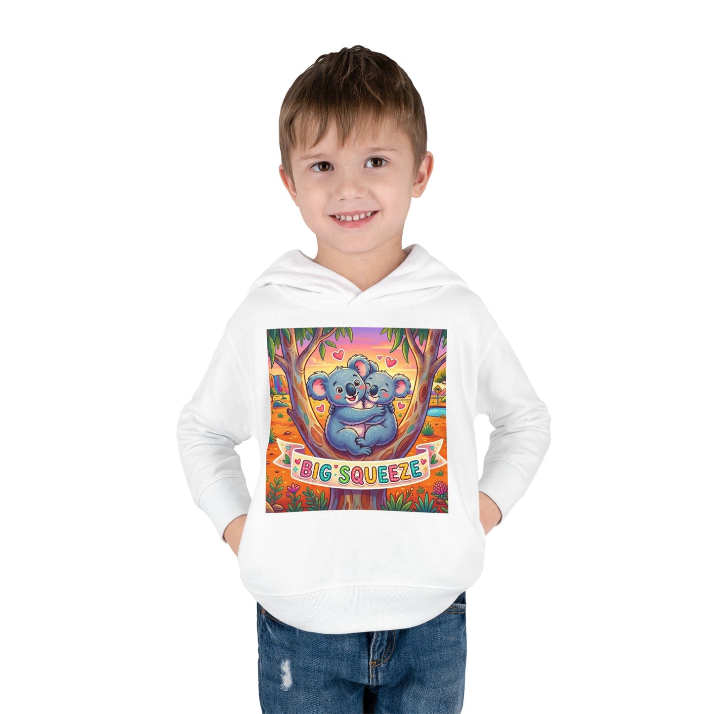 Big Squeeze Koala Toddler Pullover Fleece Hoodie