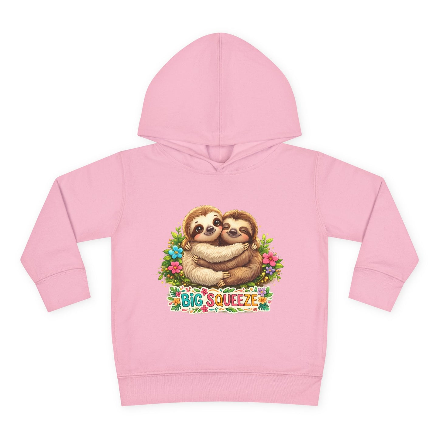 Big Squeeze Sloth Toddler Pullover Fleece Hoodie