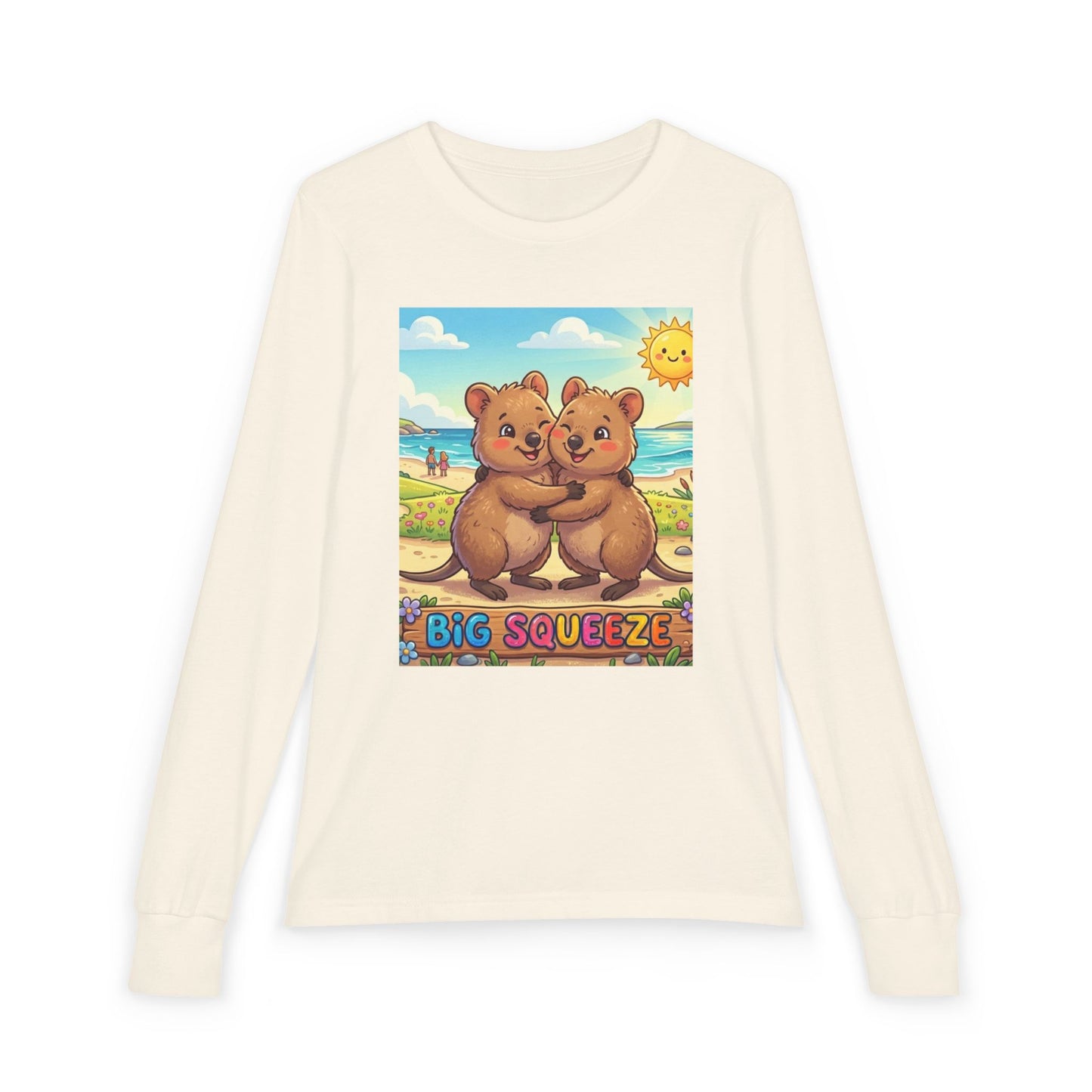 Big Squeeze Quokka Youth Jersey Long Sleeve Tee