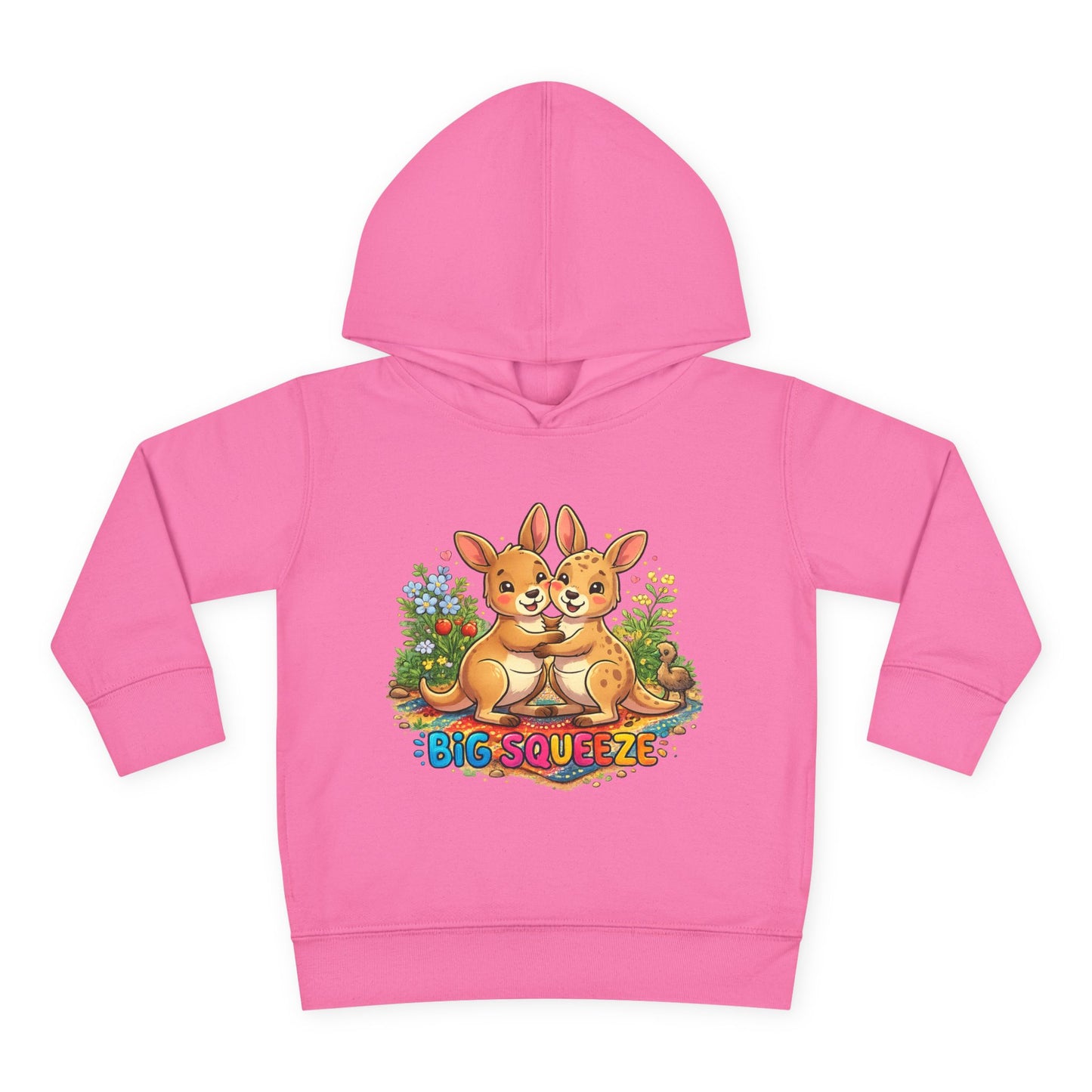 Big Squeeze Kangaroo Toddler Pullover Fleece Hoodie