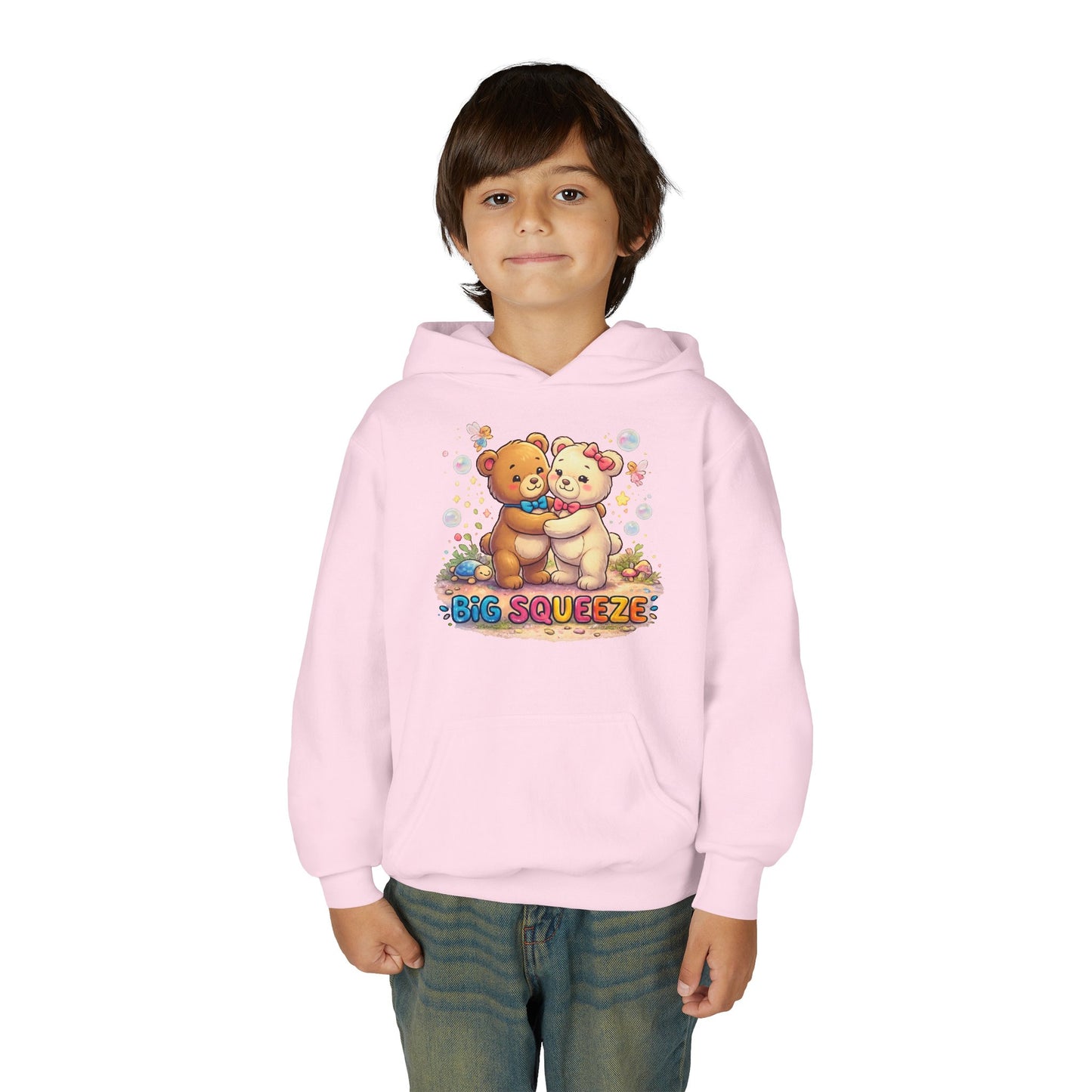 Big Squeeze Teddy Youth Heavy Blend Hooded Sweatshirt