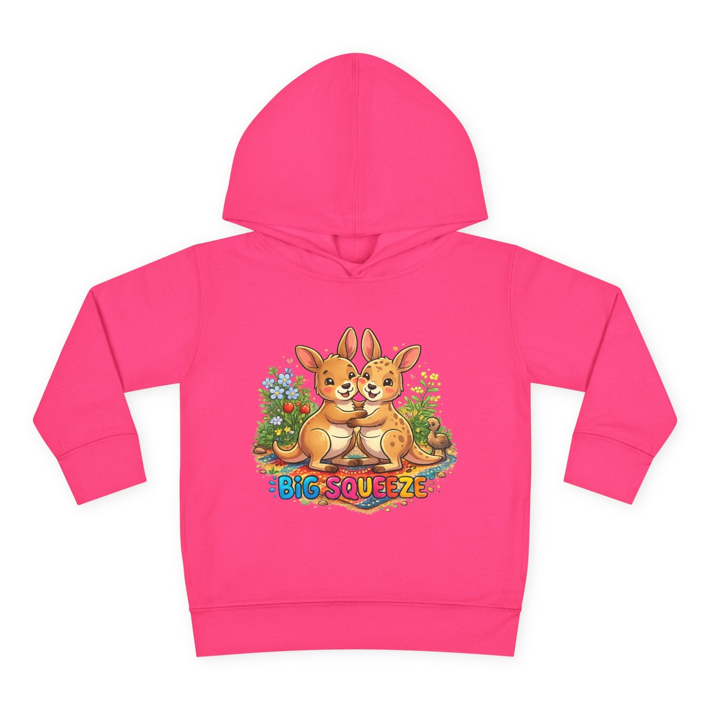 Big Squeeze Kangaroo Toddler Pullover Fleece Hoodie