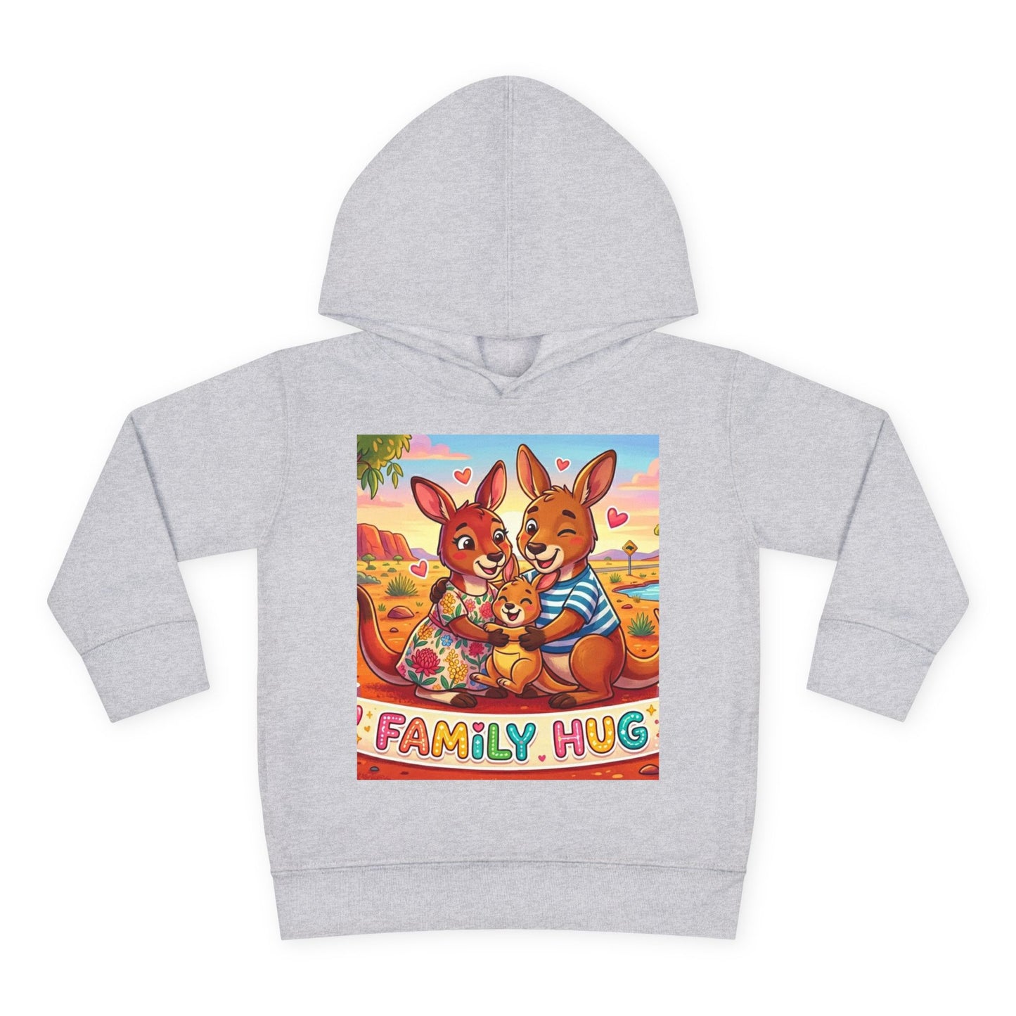 Family Hug Kangaroo Toddler Pullover Fleece Hoodie