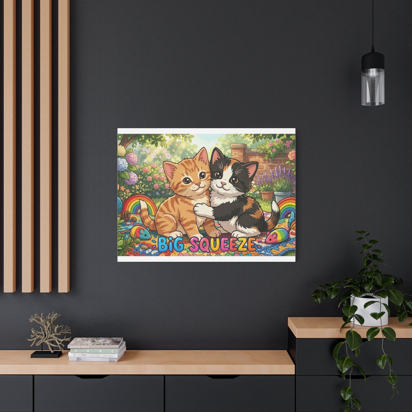 Big Squeeze Kitten Classic Canvas