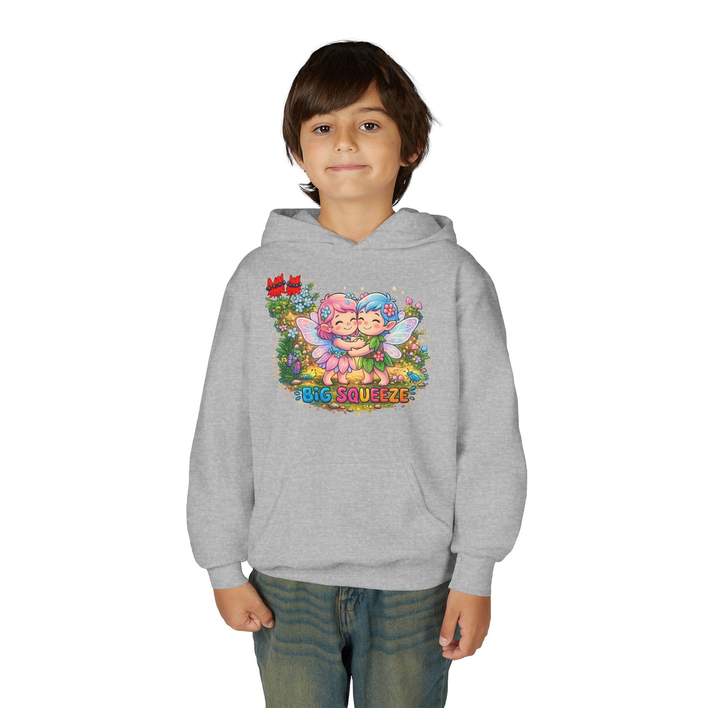 Big Squeeze Fairy Youth Heavy Blend Hooded Sweatshirt