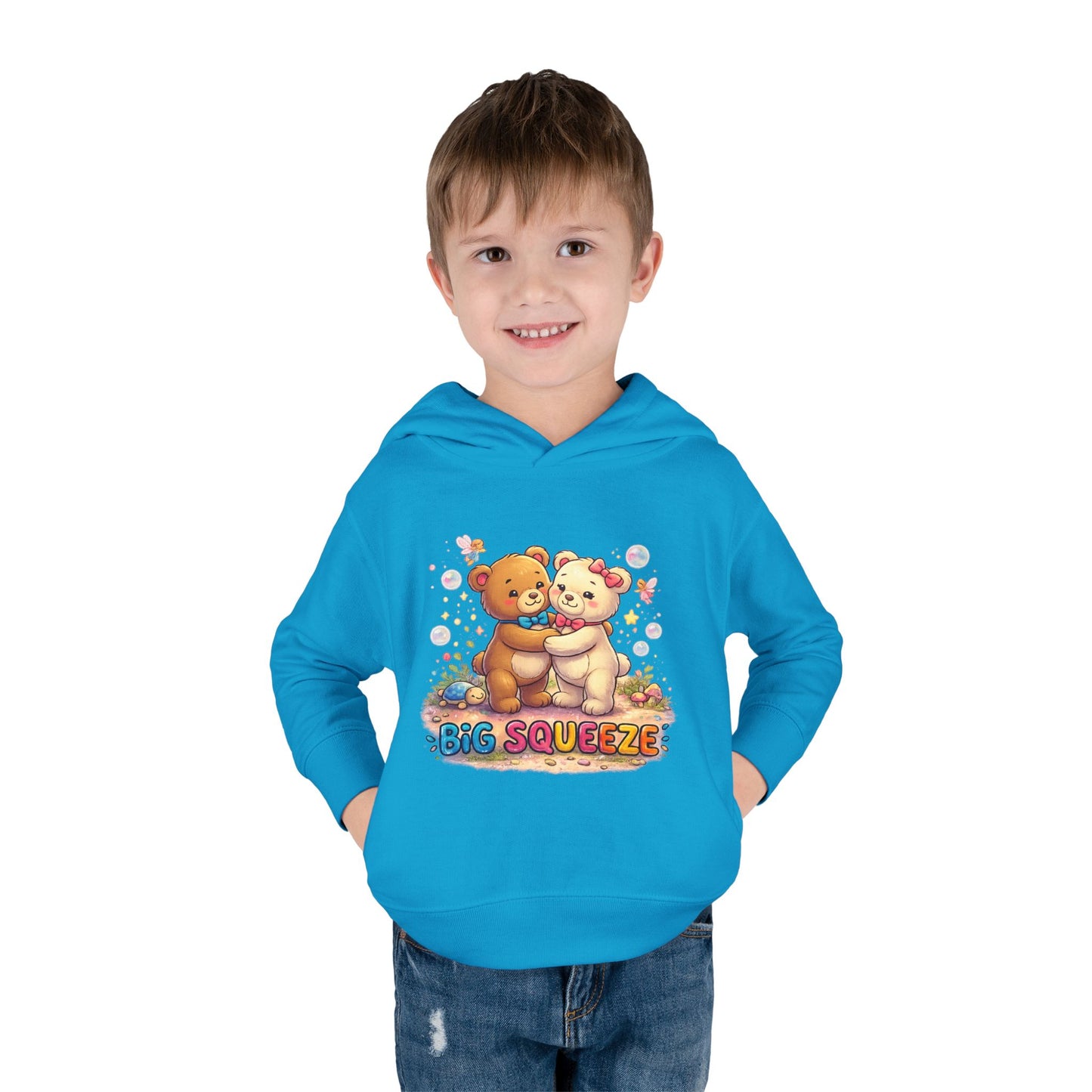 Big Squeeze Teddy Toddler Pullover Fleece Hoodie