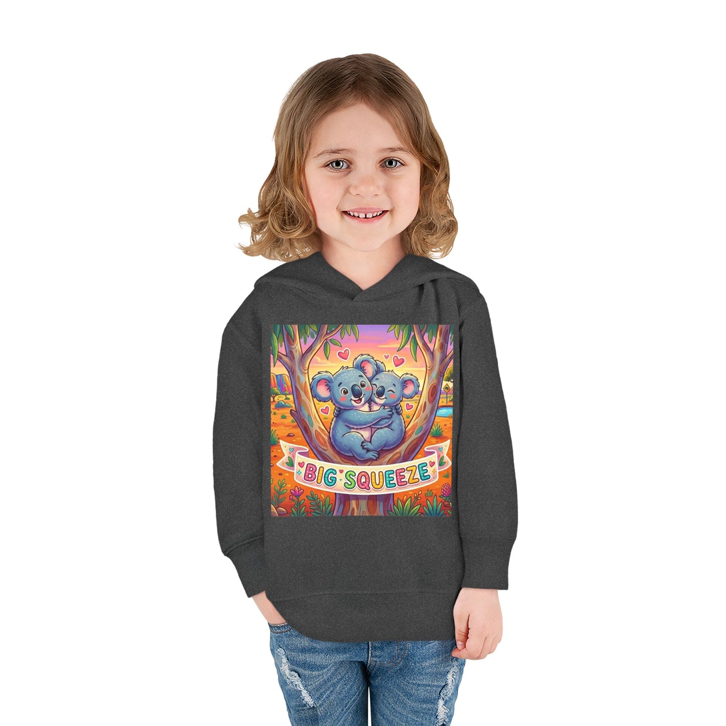 Big Squeeze Koala Toddler Pullover Fleece Hoodie