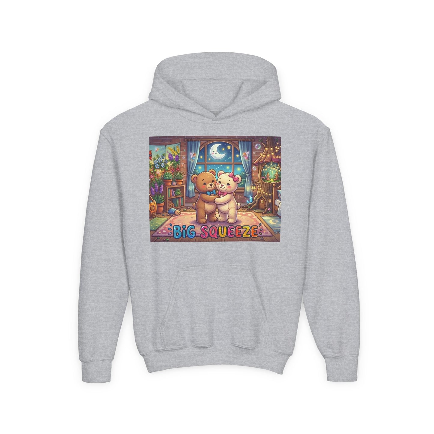 Big Squeeze Teddy Youth Heavy Blend Hooded Sweatshirt