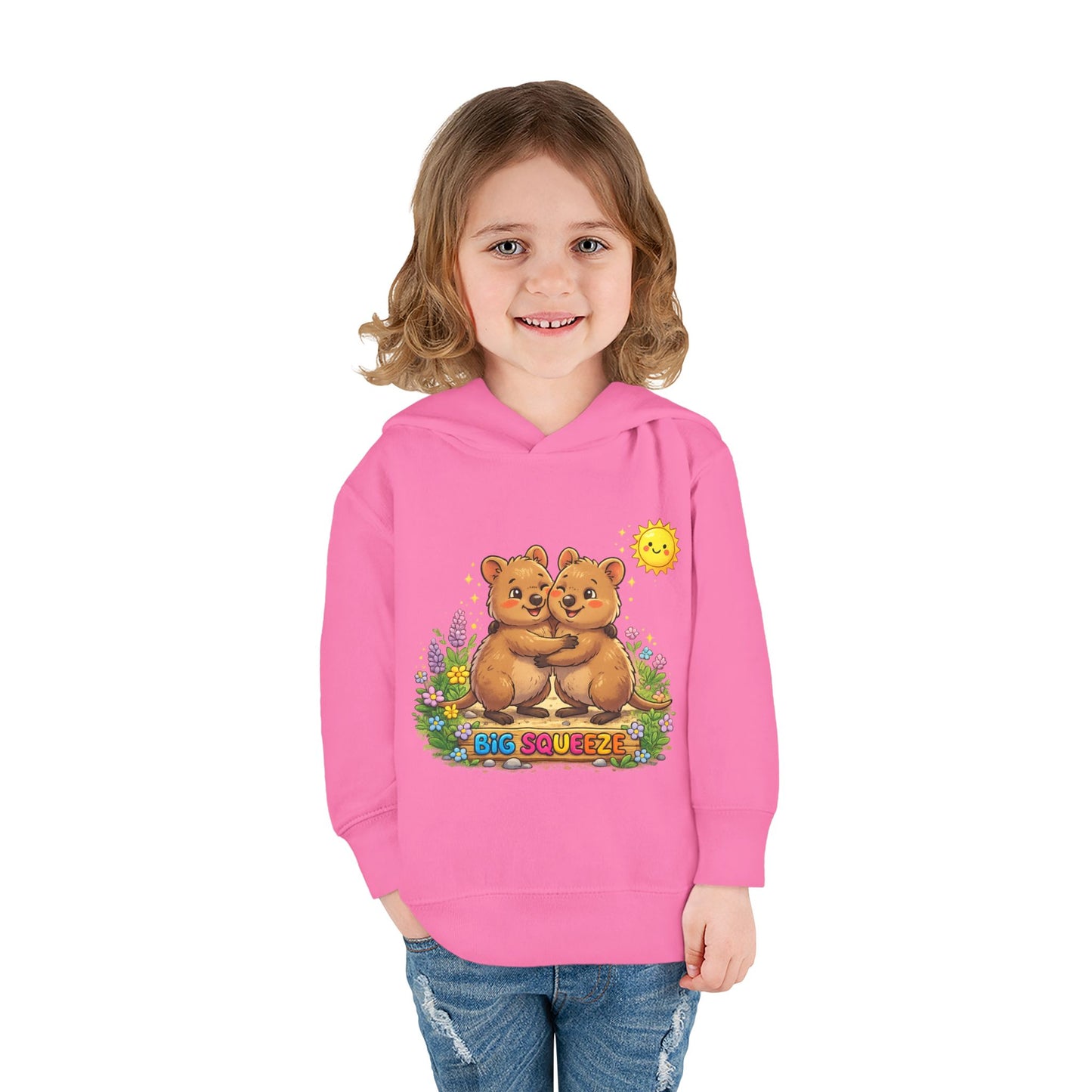 Big Squeeze Quokka Toddler Pullover Fleece Hoodie
