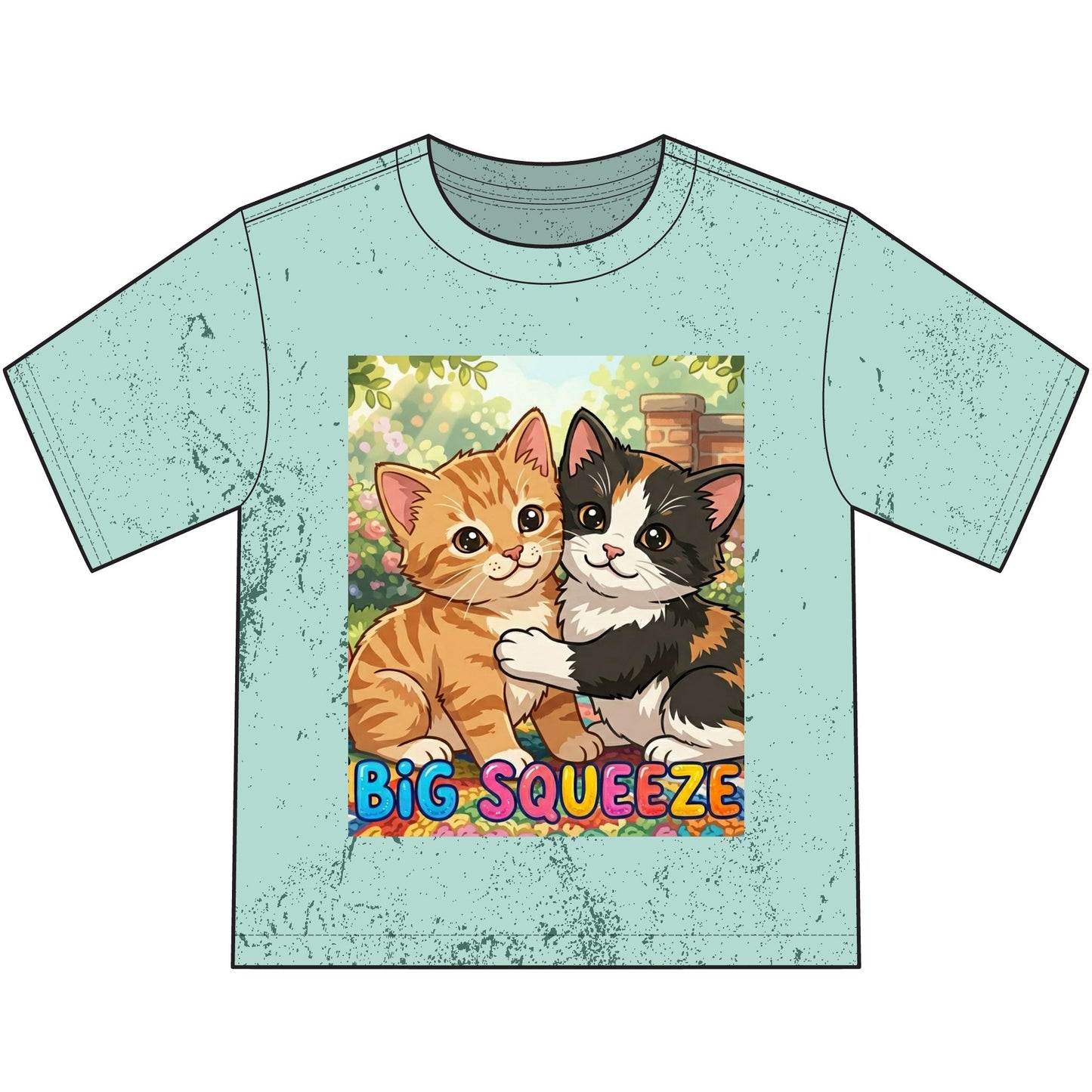 Big Squeeze Kitten Heavyweight Color Blast Youth T-Shirt